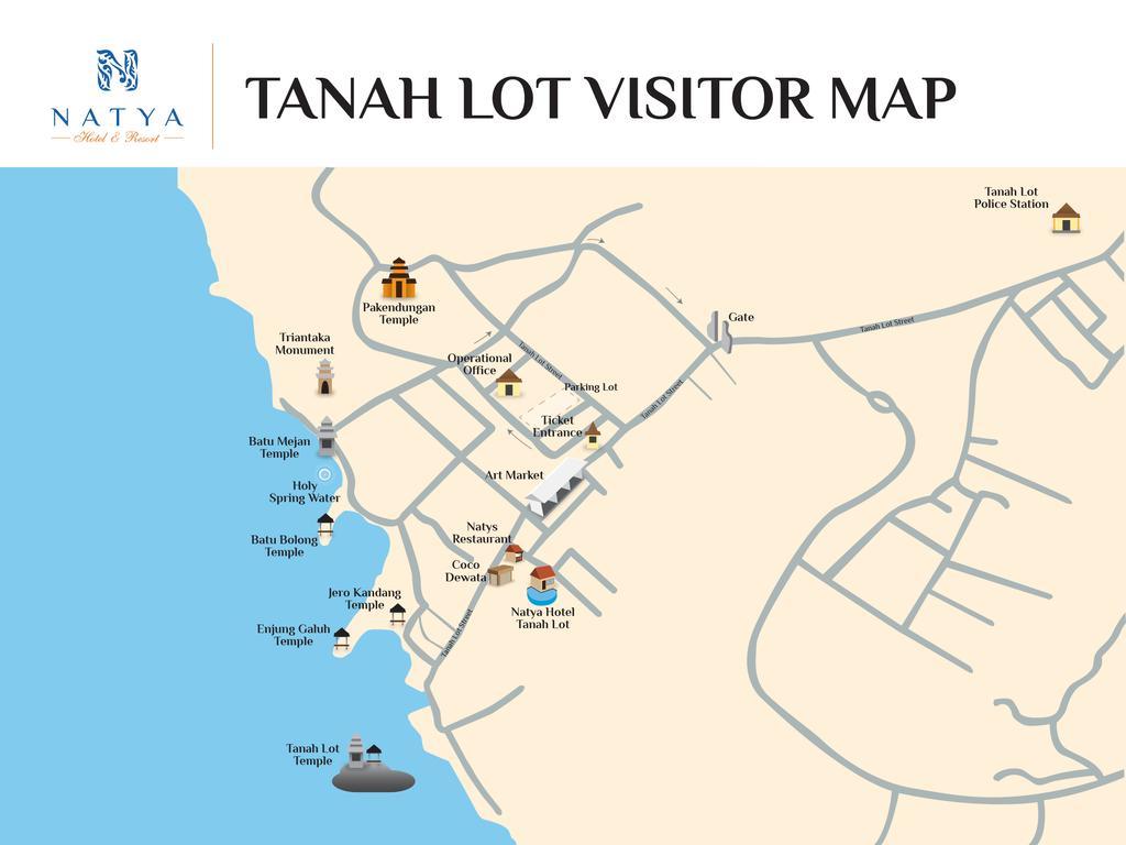 Natya Hotel Tanah Lot Selemadeg Exteriör bild
